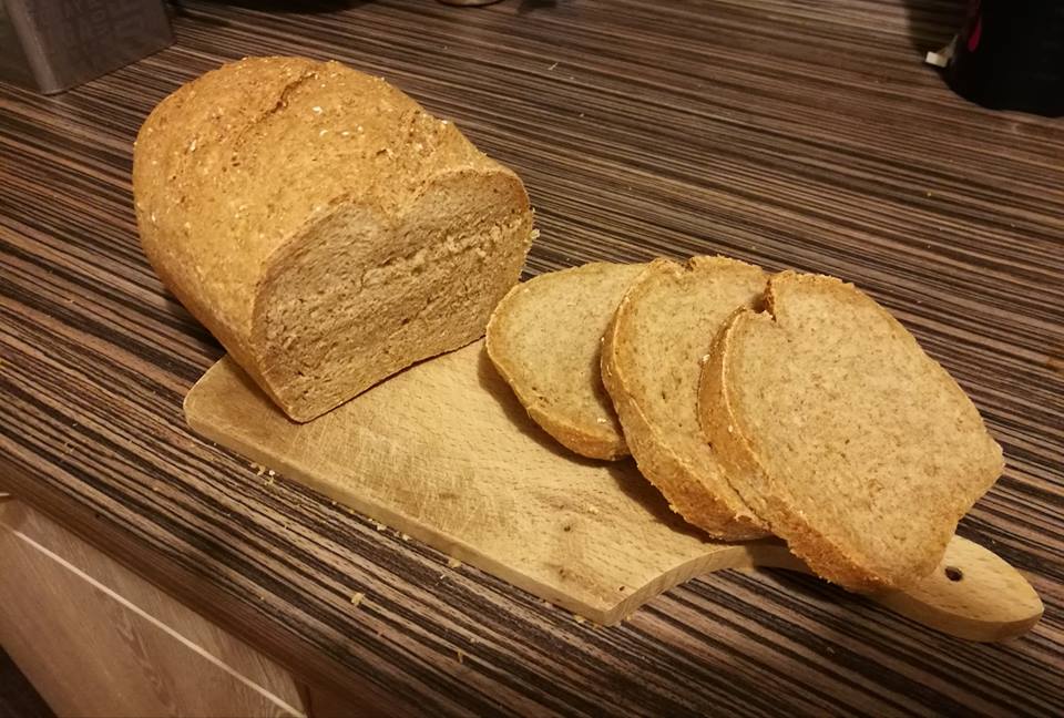 Teljes kiőrlésű kenyér recept