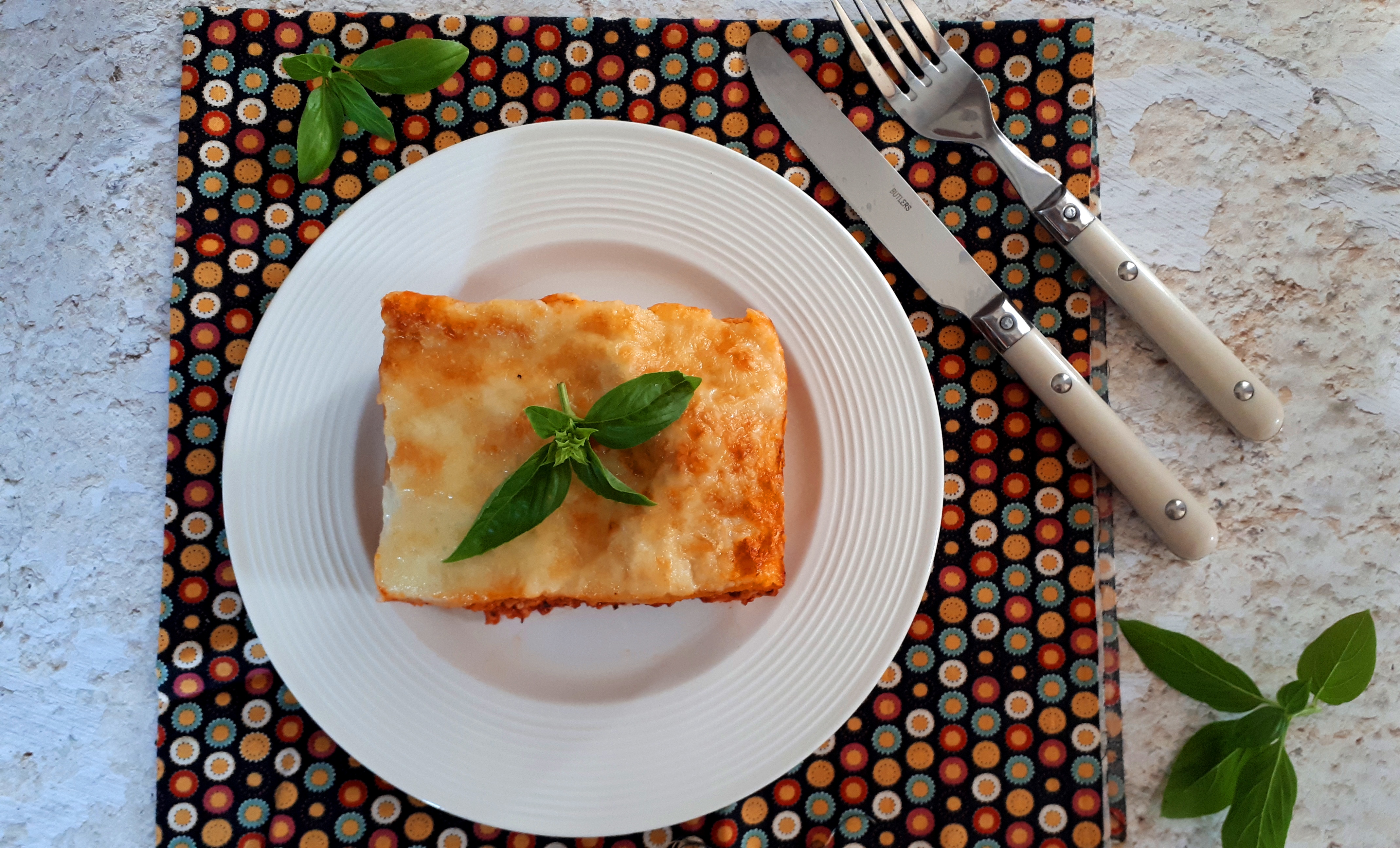 Diétás lasagne szénhidrátcsökkentett házi tésztából