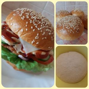 Szénhidrátcsökkentett hamburger zsemle recept