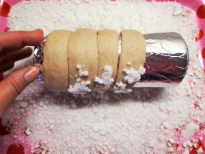 Cukormentes, diétás kürtőskalács készítése Dia Wellness szénhidrátcsökkentett lisztből