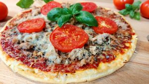Protein pizza PEAK palacsintaporból