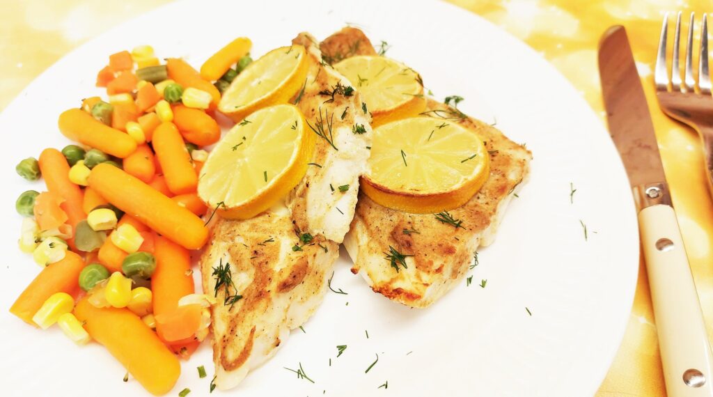 Mustáros grillezett hal recept diétás ebédre