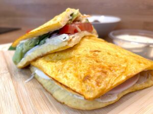 Cottage cheese wrap , tortilla lap recept magas fehérjetartalmú, fitt recept